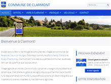 Tablet Screenshot of clarmont.ch
